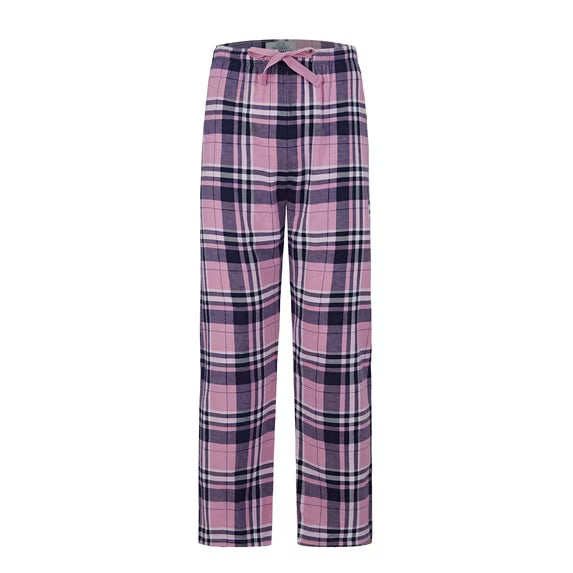 GLOBAL Cotton Flannel 2 Pack Women's Pajama Pants Sleepwear Sleep Pants,S-3XL