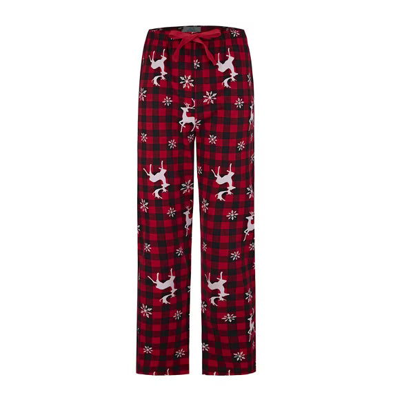GLOBAL Cotton Flannel 2 Pack Women's Pajama Pants Sleepwear Sleep Pants,S-3XL